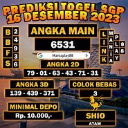 Sgp Hari Ini Prediksi